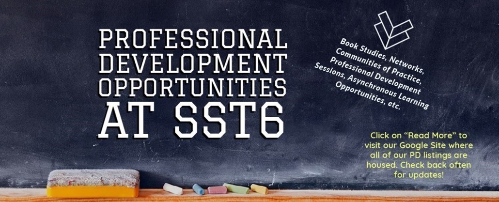 Blackboard Picture Background with Google Site Professional Development text and link