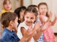 Children clapping